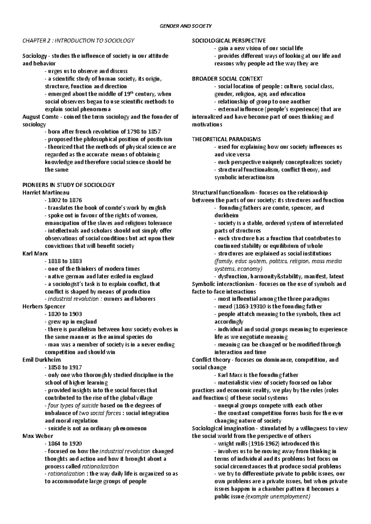 Module 7: Understanding Socialization and Its Agents in Society - Studocu