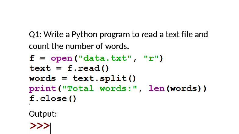 Python Programming Exercises: File Handling & Data Queries - Studocu