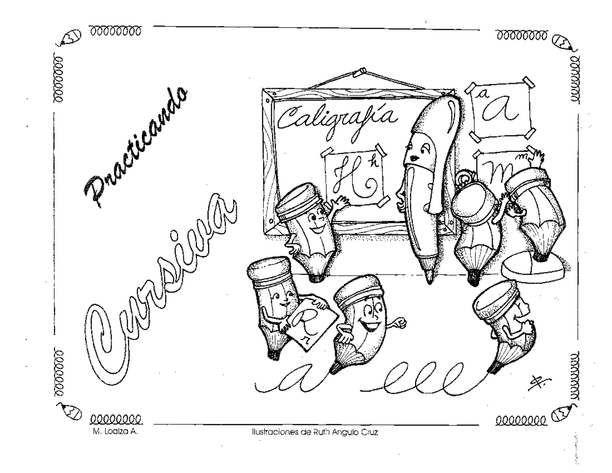 Practicando Cursiva - Actividades para Estudiantes - Document Preview