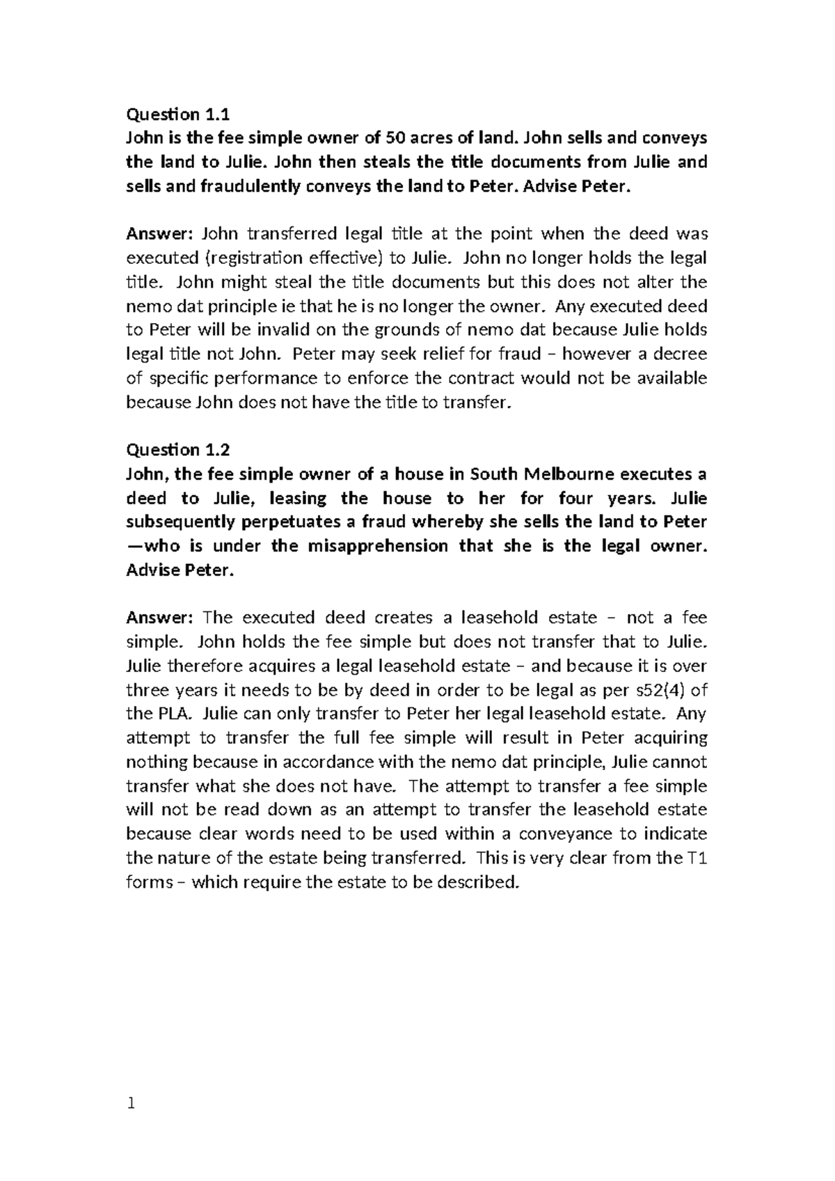 MLL325 Seminar Revision: Topic 1 Key Questions with Answer Guide - Studocu