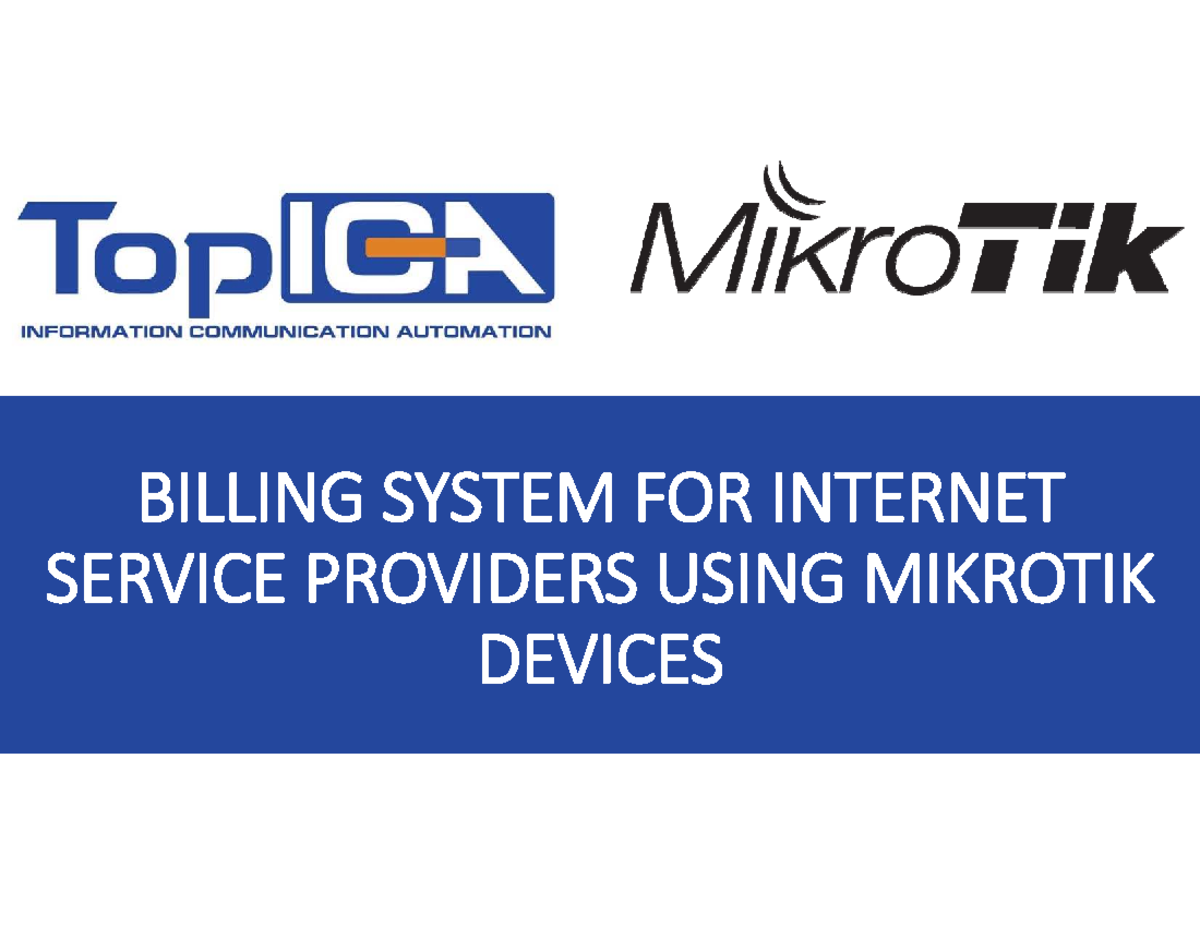 Presentation 4443 1498644308 - BILLING SYSTEM FOR INTERNET SERVICE ...