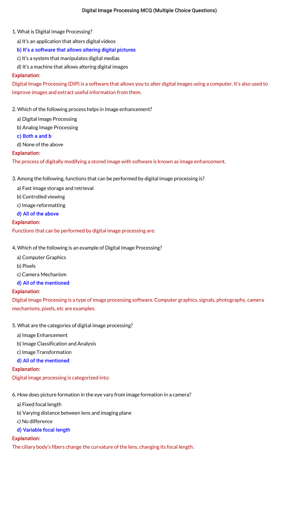 Digital Image Processing MCQ: Key Concepts and Techniques - Studocu