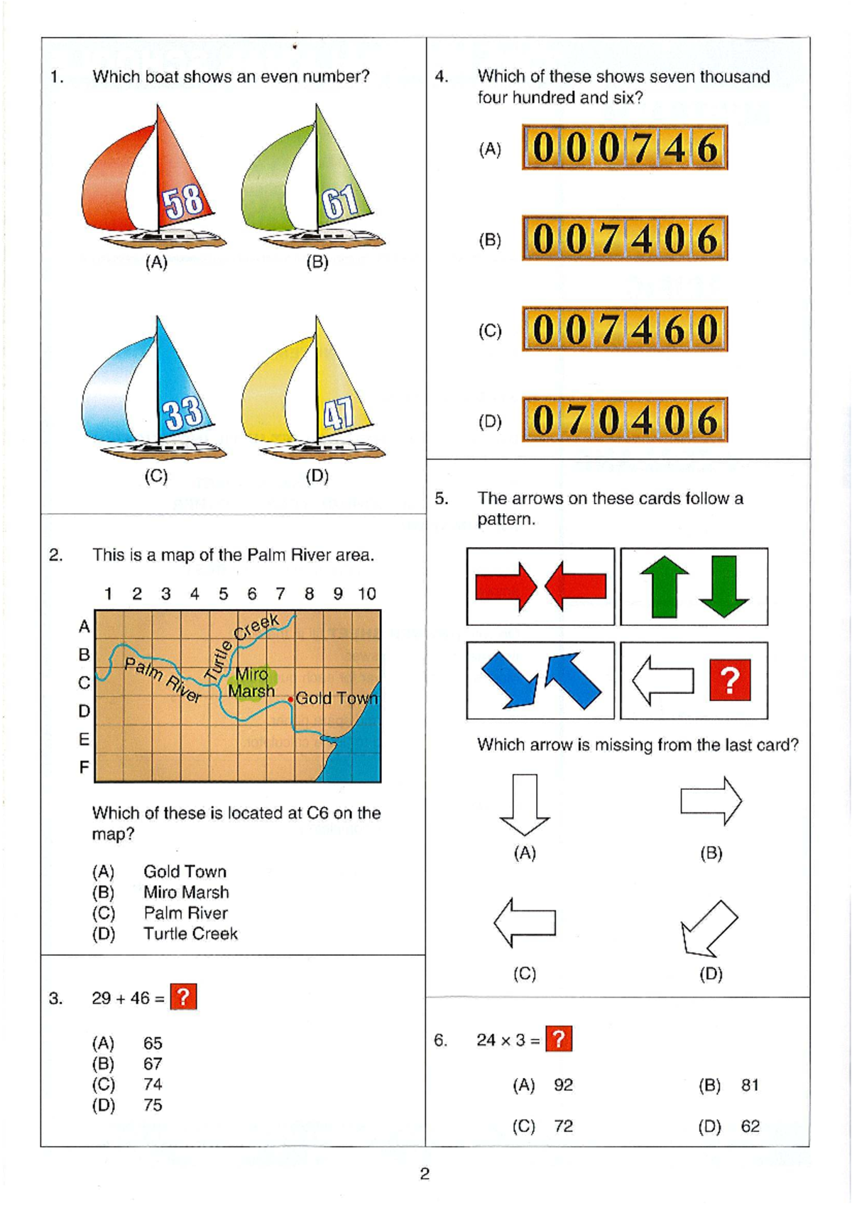 ICAS 2005 Paper - Math Questions and Answers - Studocu