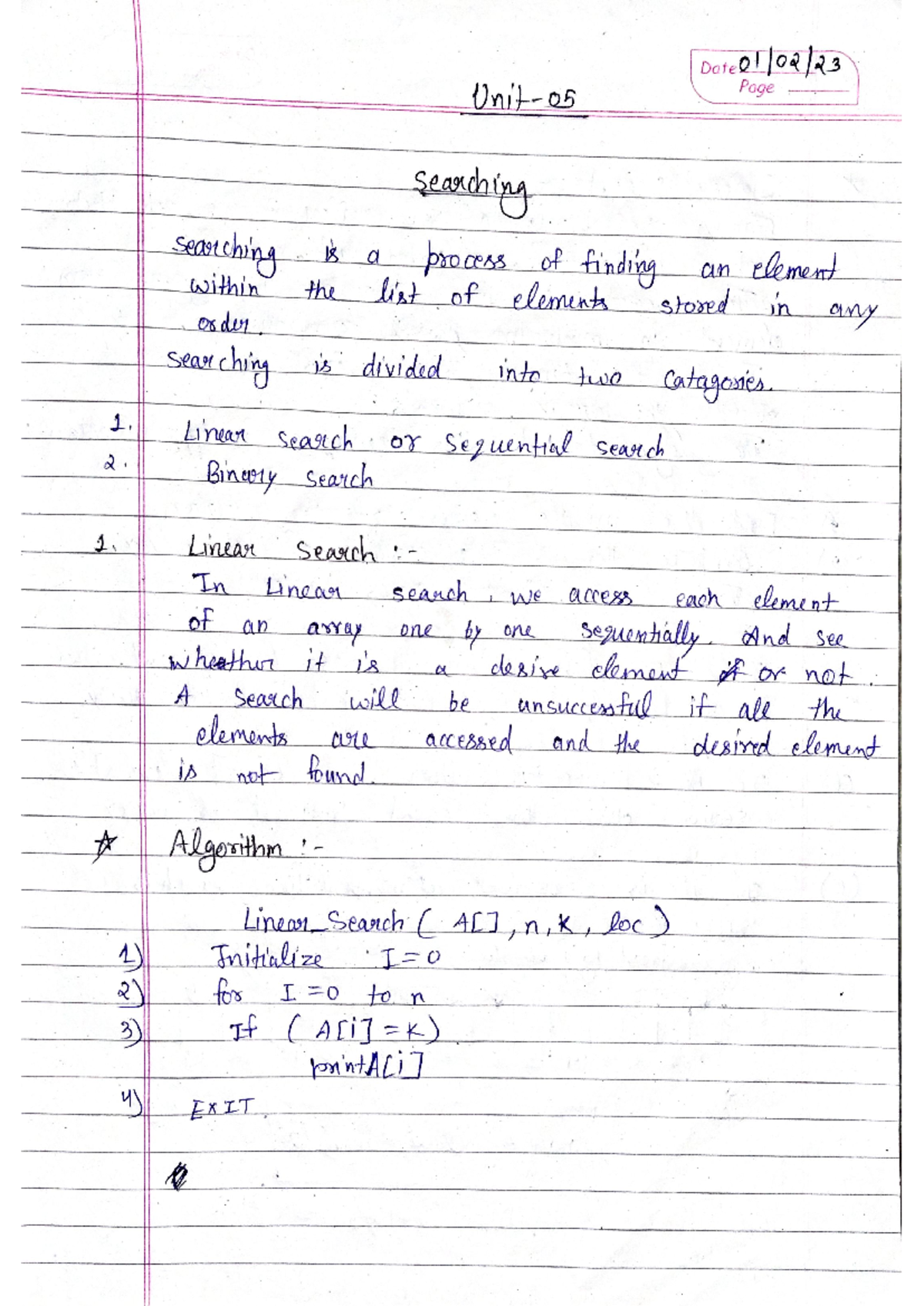 CS101: Linear Search and Binary Search Explained - Studocu