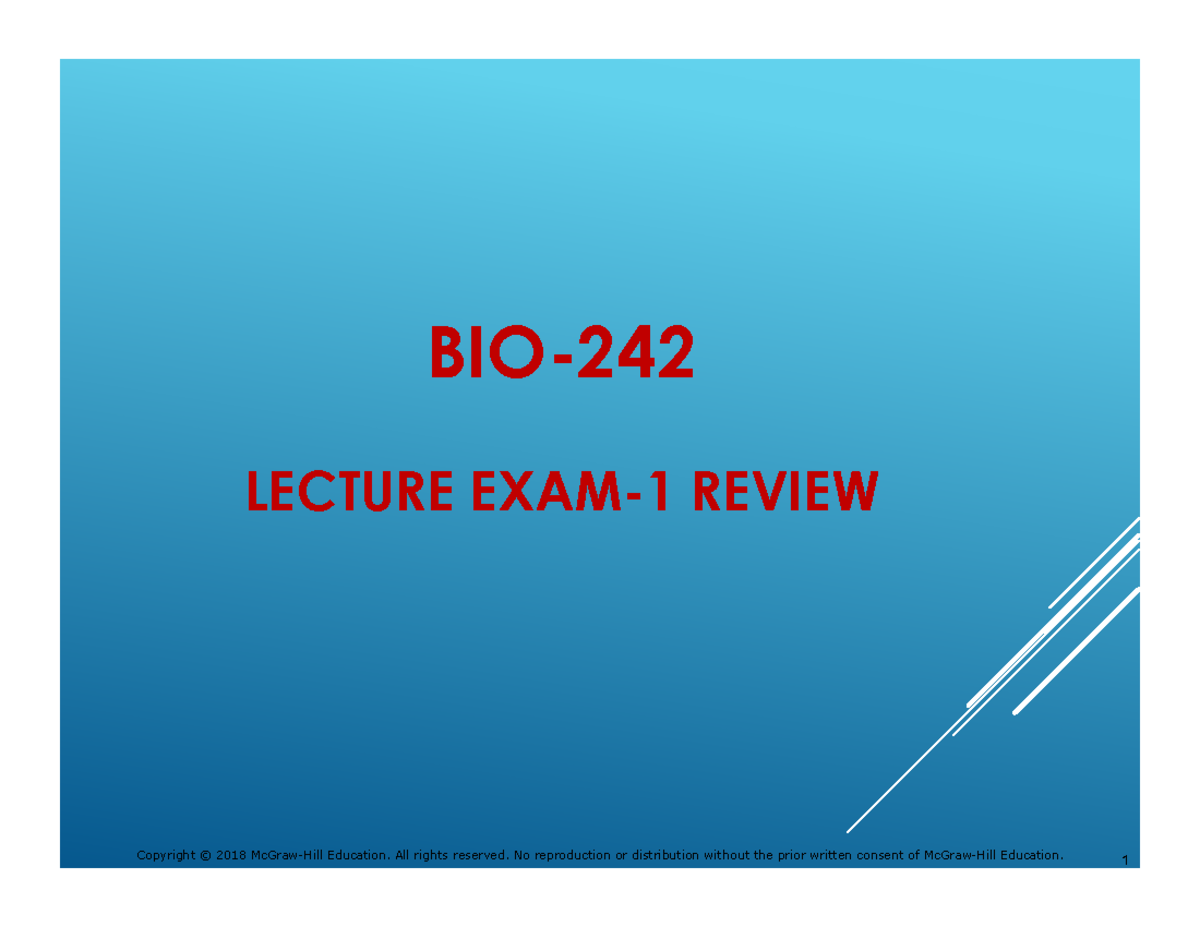 BIO-101 Lecture Exam 1 Review: Key Concepts in Microbiology - Studocu
