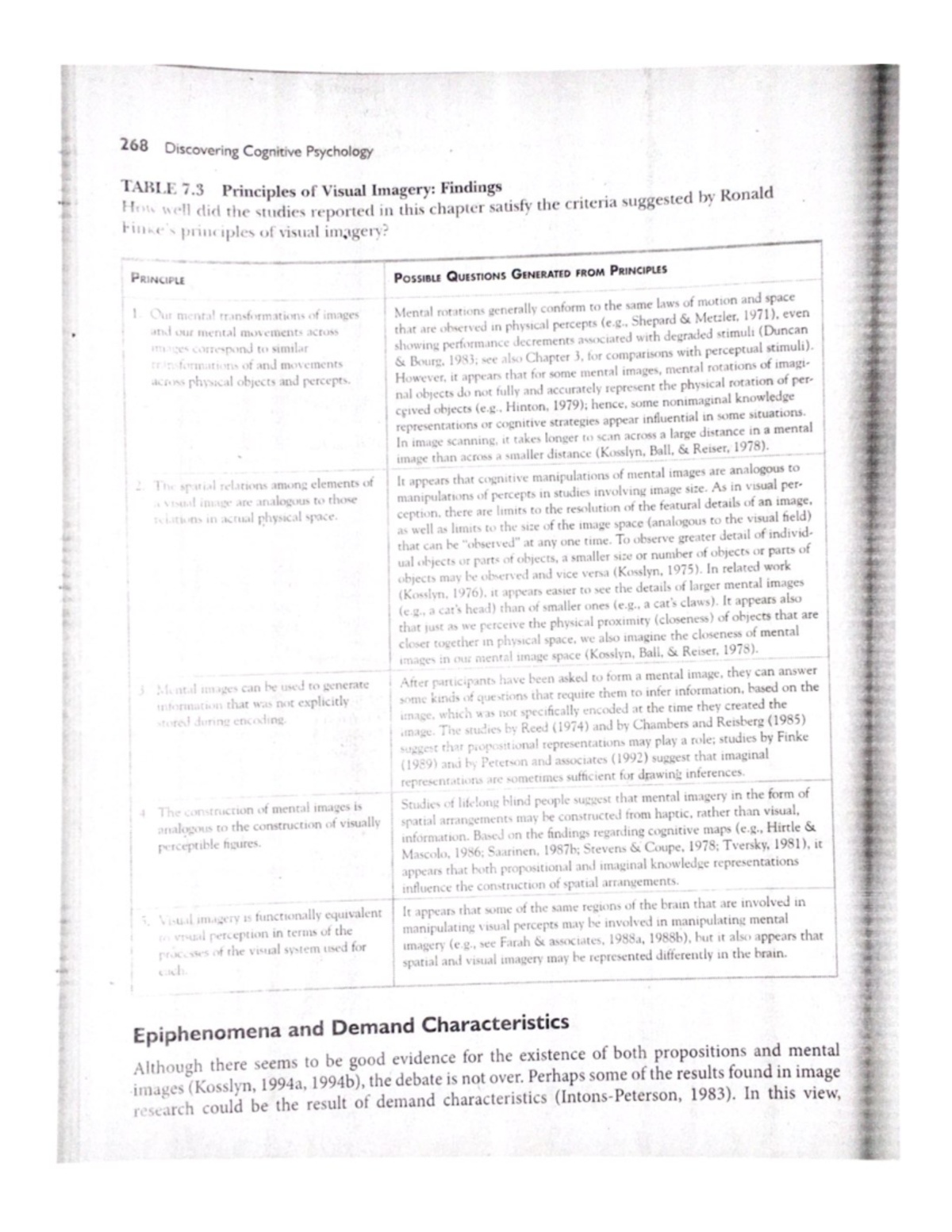 Cognitive psychology chapter 7.2 - BS Psychology - Studocu