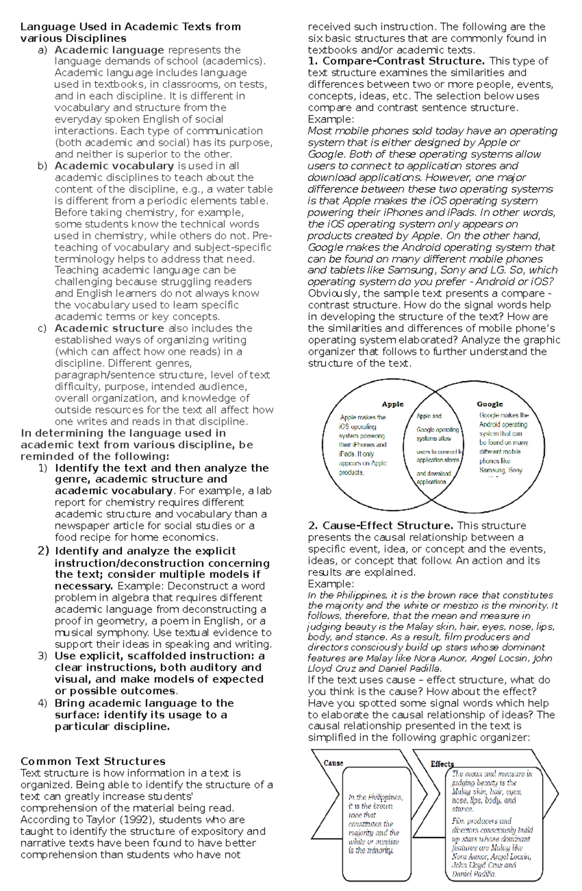 EAPP Language Characteristics in Academic Texts Across Disciplines ...