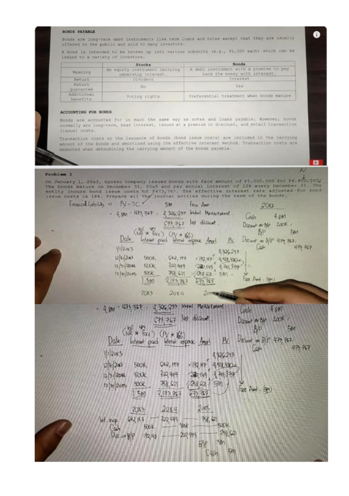 Intacc - Bonds Payable Analysis and Computation Notes - Studocu