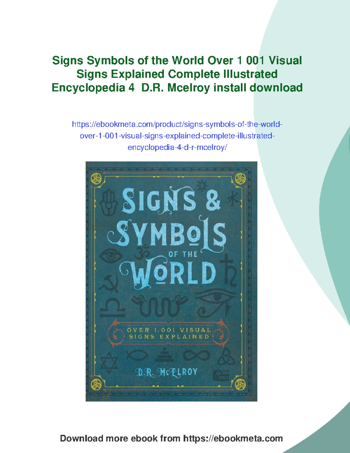 18749 - Illustrated Encyclopedia of 1,001 Visual Signs & Symbols - Studocu