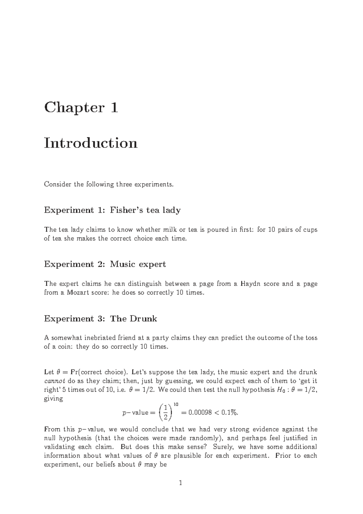 Mas2903 - Newcastle - Lecture Notes on Bayesian Statistics and ...