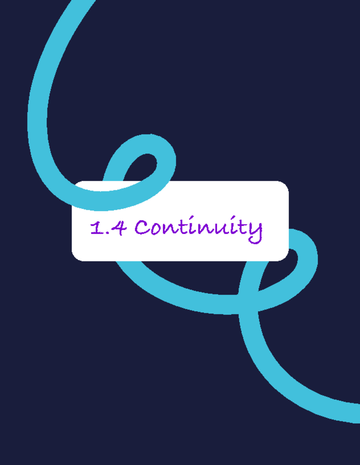 1.4 Continuity Lecture Notes: Graphs & Example Calculations - Studocu