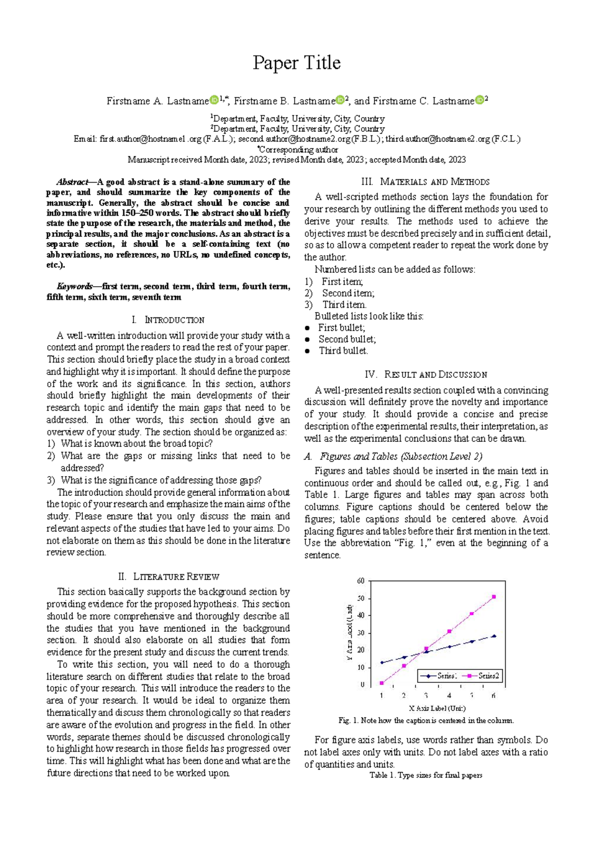 Ijcte Template: Guidelines for Manuscript Preparation and Submission ...