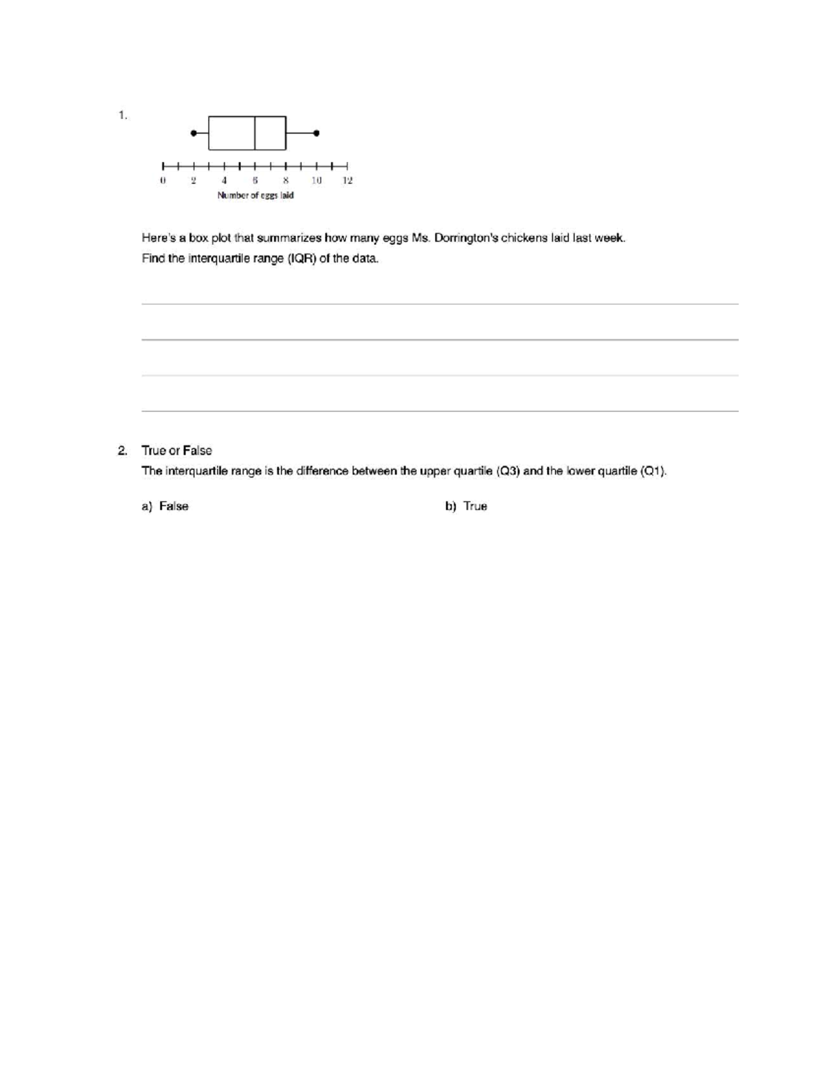 Examination Practice - IQR & Probability Concepts (Math 101) - Studocu