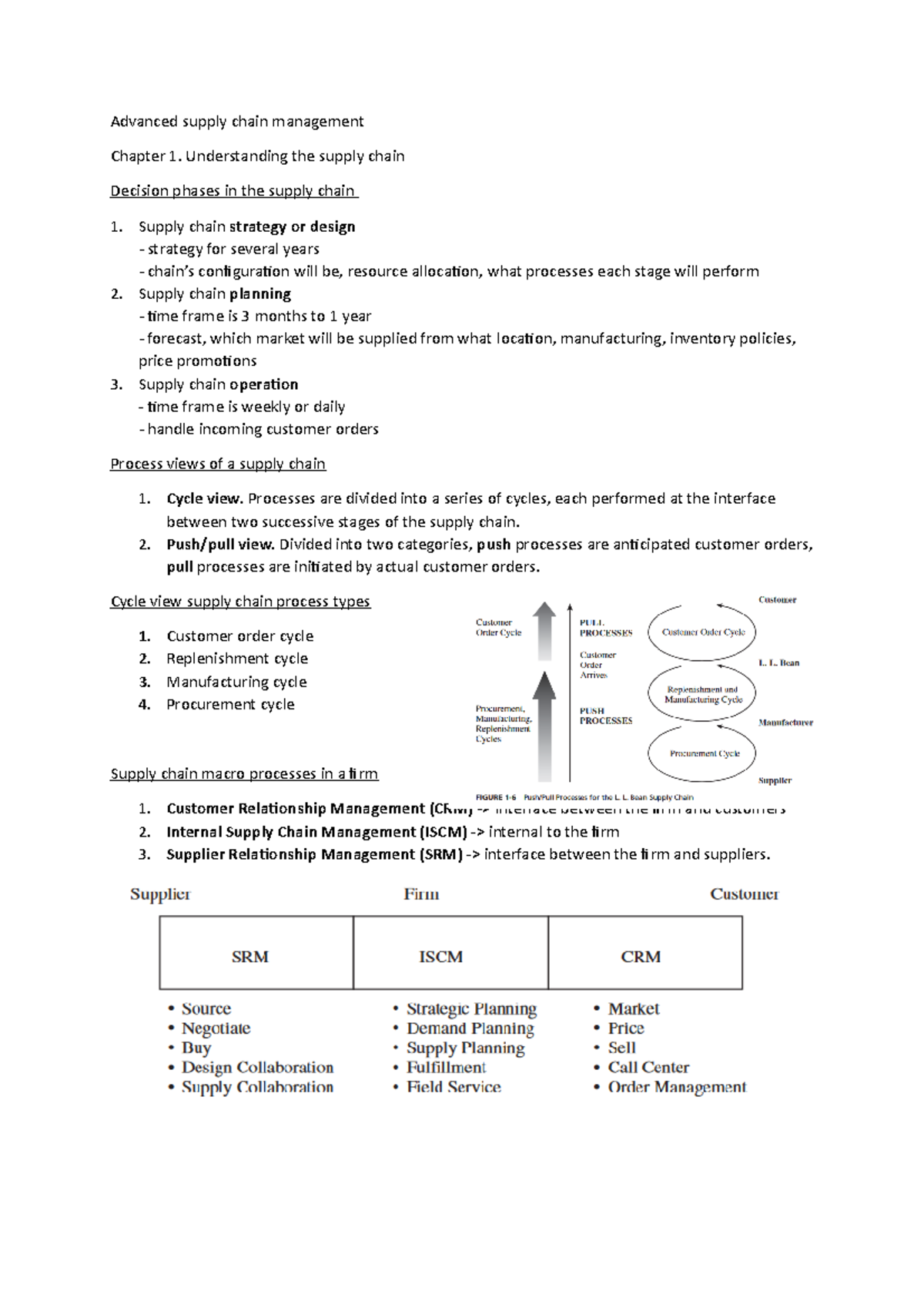 Advanced Supply Chain Management (ASCM) Chapter 1 Summary - Studeersnel