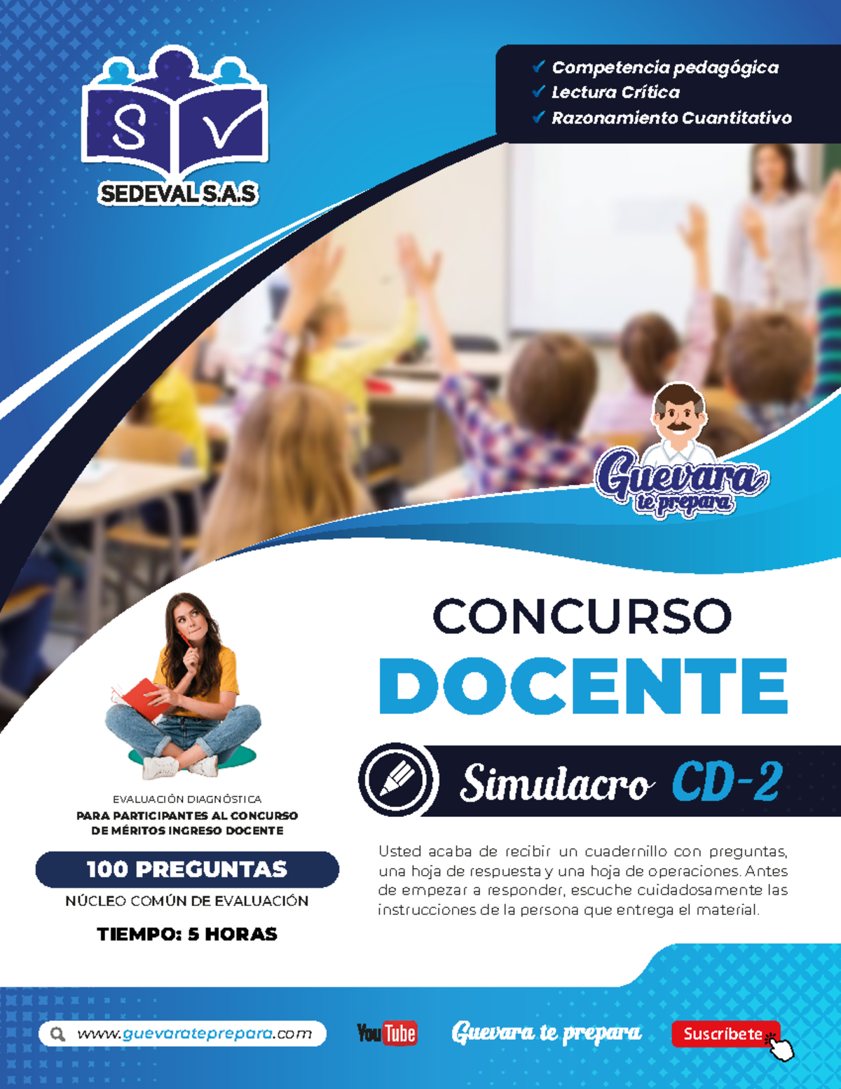 Simulacro de Evaluación Diagnóstica Docente 2022 - NCE - Document Preview