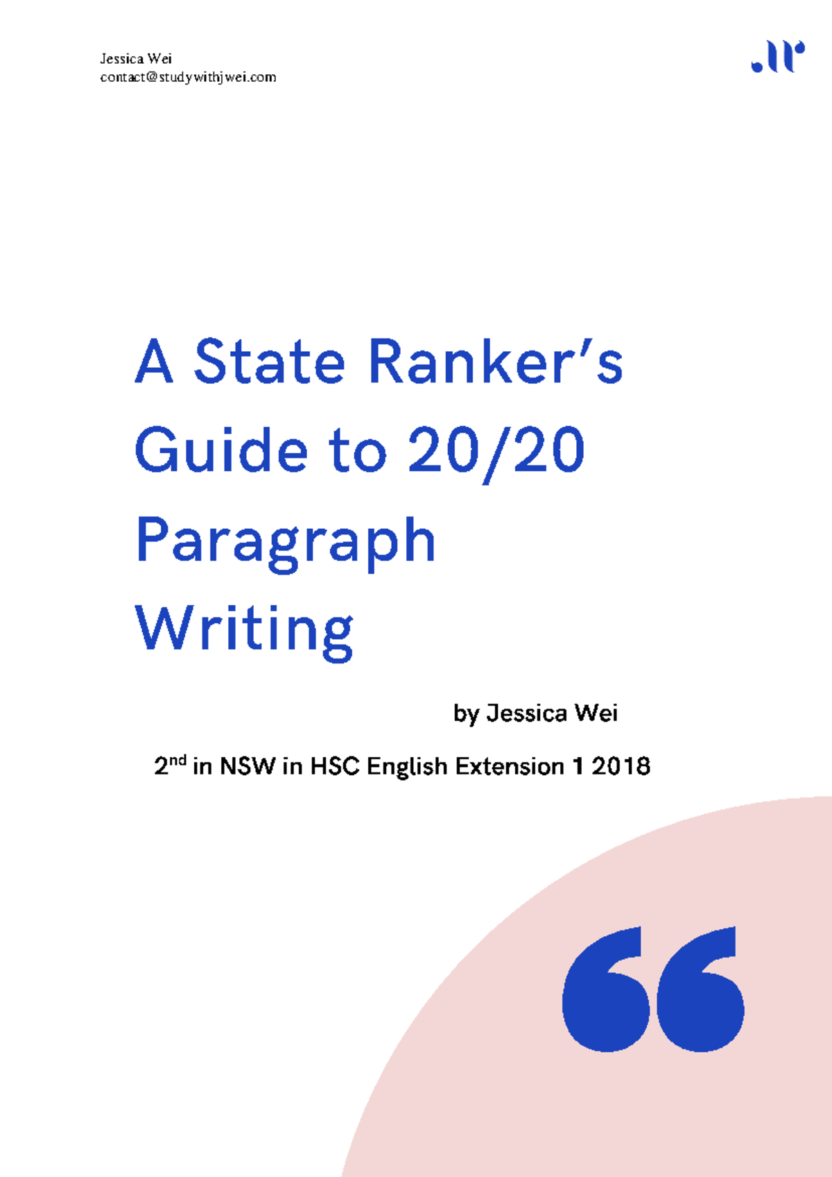 [ENG101] A Comprehensive Guide to 20/20 Paragraph Writing Techniques ...