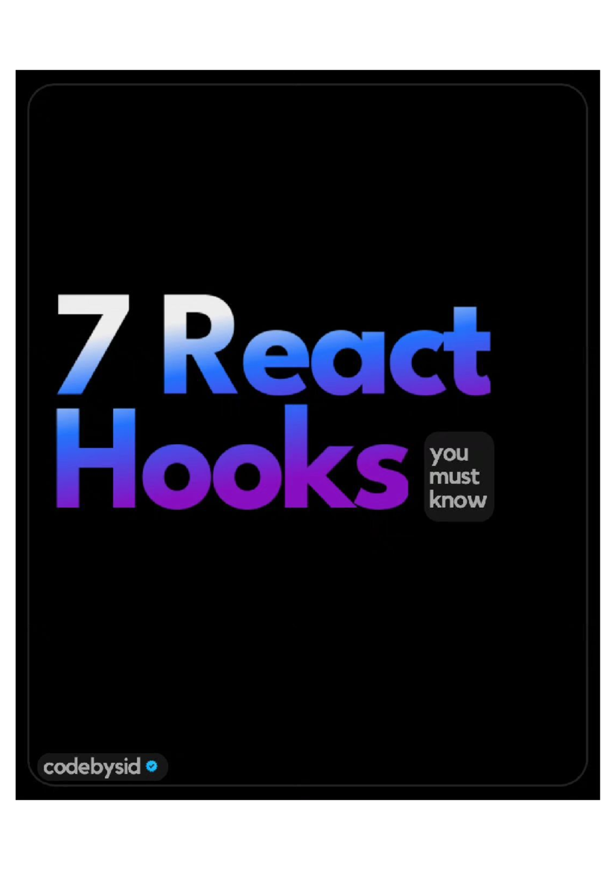 7 Essential React Hooks Every Developer Should Know (1696637725) - Studocu
