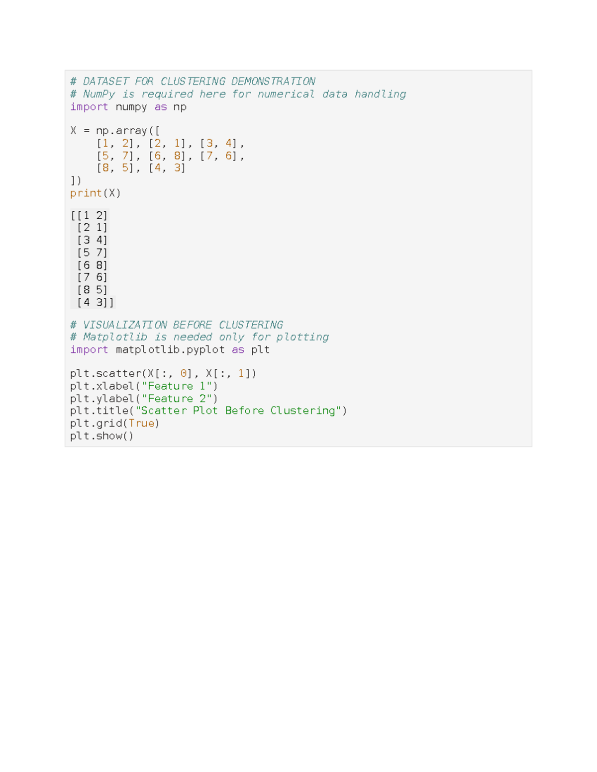 MLC 2 CODE - Clustering and Neural Network Demonstration Notes - Studocu