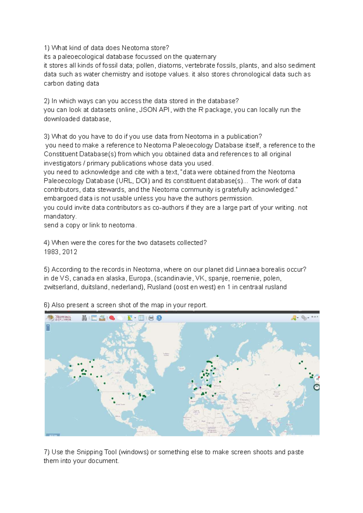 Paleoecology Data Access & Analysis: Neotoma Overview (Course Code: 1 ...