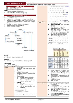 Lecture 1 - Introduction to Clinical Chemistry - Studocu