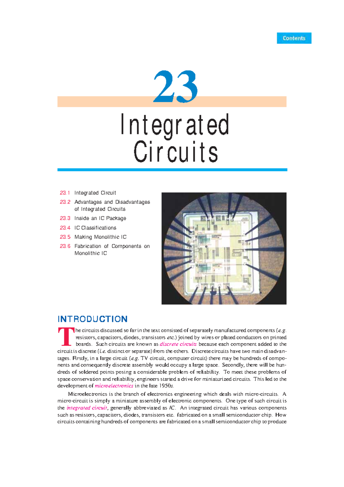 Topic 5 Integated Cicuits - Integrated Circuits 627 INTRINTR - Studocu
