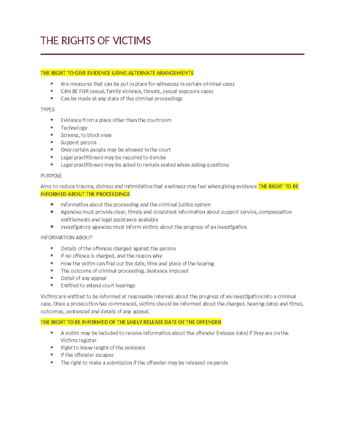 THE Rights OF Victims - From 2024 TEXTBOOK - THE RIGHTS OF VICTIMS THE ...