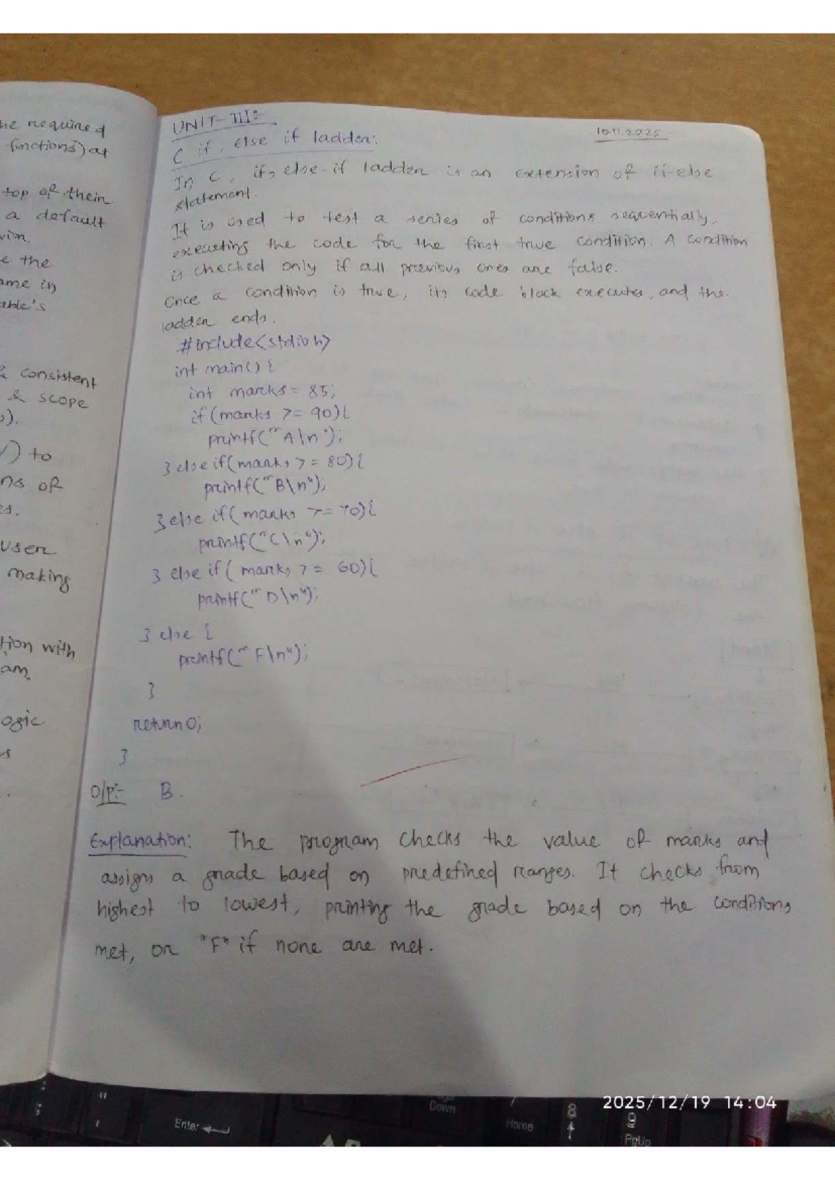 PST C Language Unit 3 Theory Notes - Key Concepts and Examples - Studocu