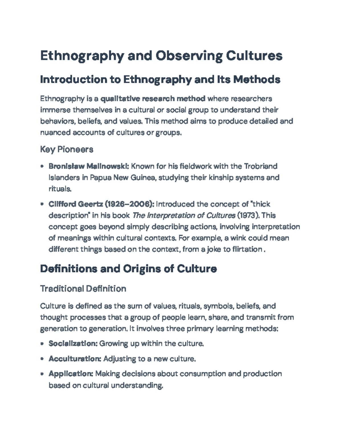 Understanding Ethnography: Methods, Cultures, and Interpretations ...