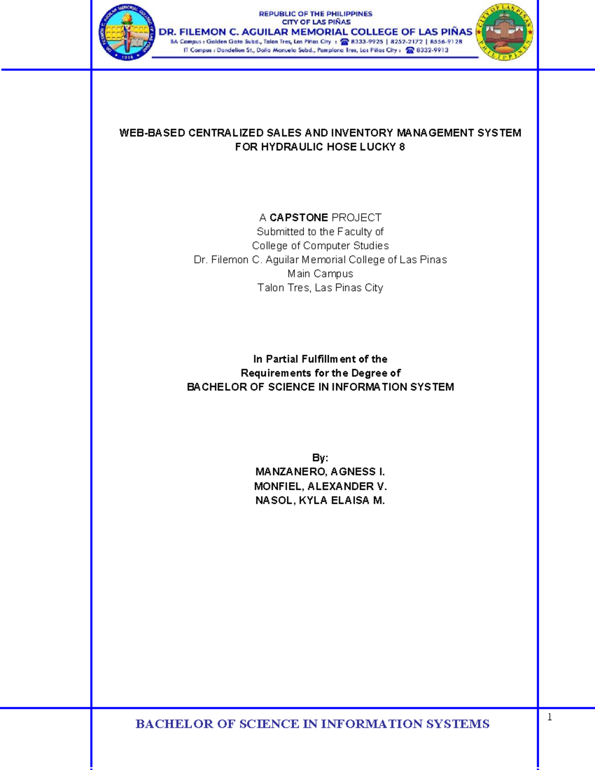 Centralized Sales & Inventory Management System for Hydraulic Hose ...