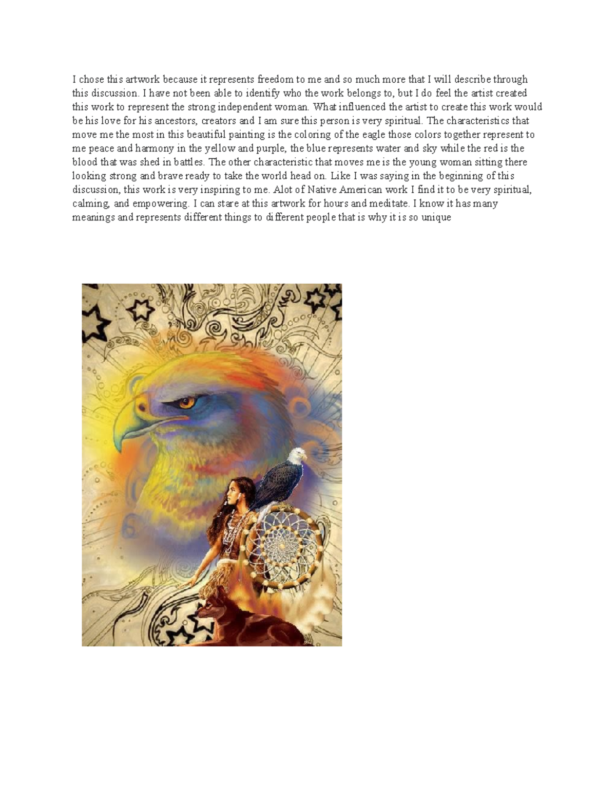 Humanities #2: Discussion on Inspiring Artwork and Its Meanings - Studocu