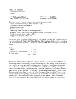 Grade 11 HOPE 2 Q3 LAS 2 jkjyr - GRADE 11- HEALTH OPTIMIZING PHYSICAL ...