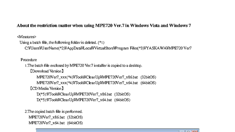 MPE720 Ver.7 Operating Procedure for Windows Vista & 7 - Studocu