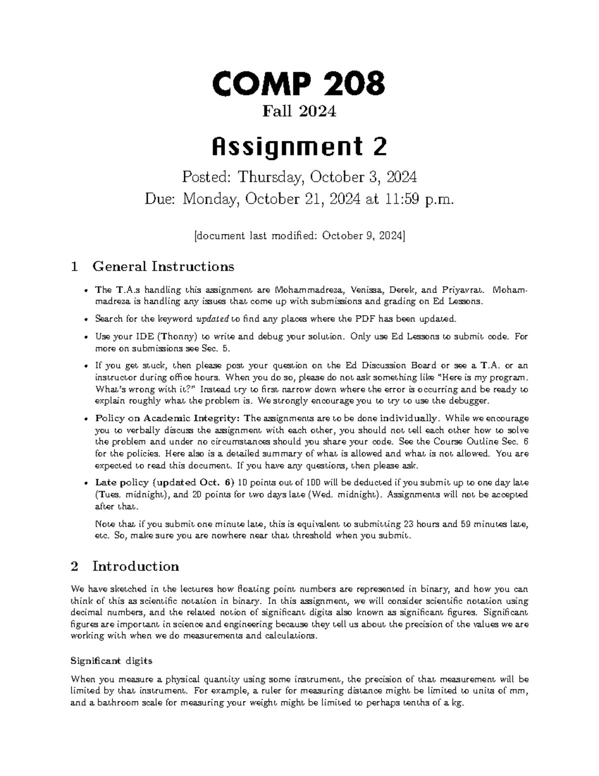 COMP208 Fall2024 Assignment 2%20 - COMP 208 Fall 2024 Assignment 2 ...