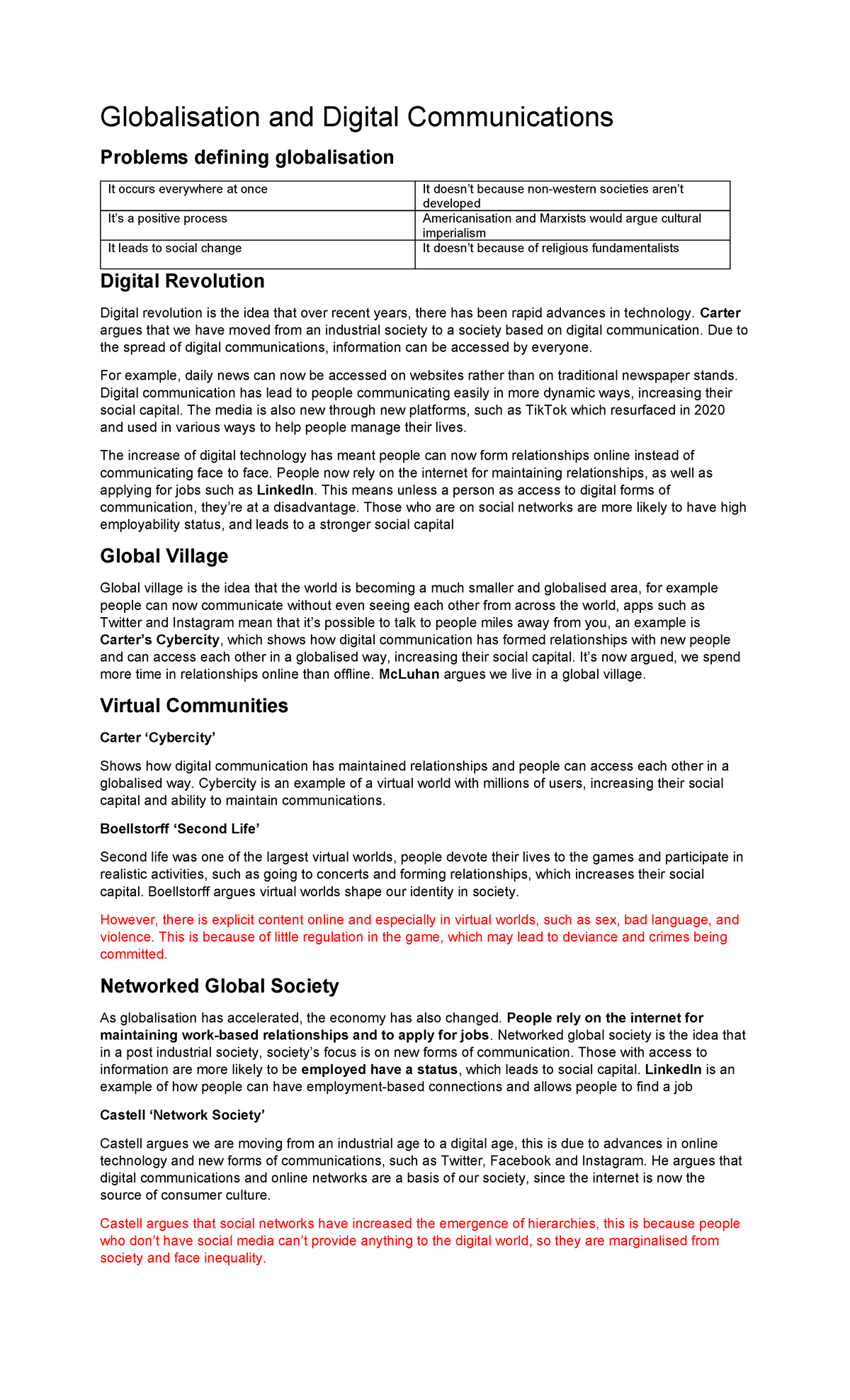 Sociology Paper 3- Digital communication and Crime and Deviancce ...