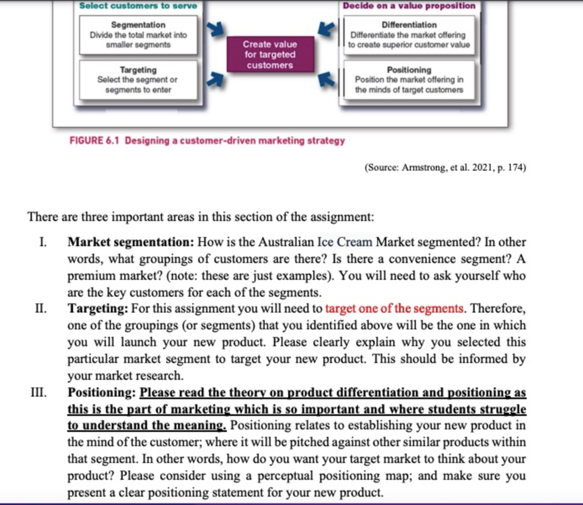 MKT 101: Market Segmentation, Targeting, and Positioning Strategy Essay ...