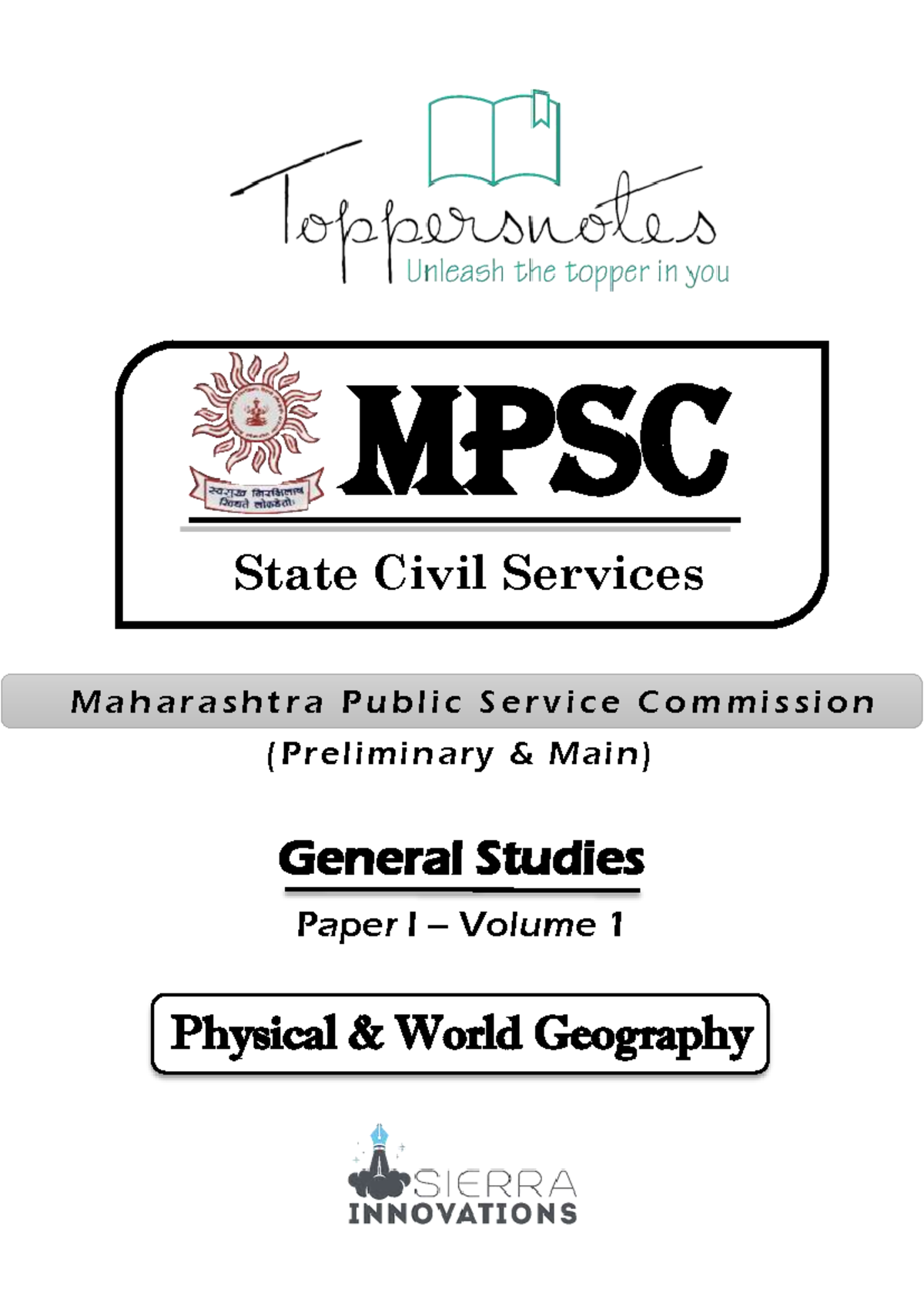 MPSC-Physical & World Geography-Sample Paper 1-Volume 1 - Studocu