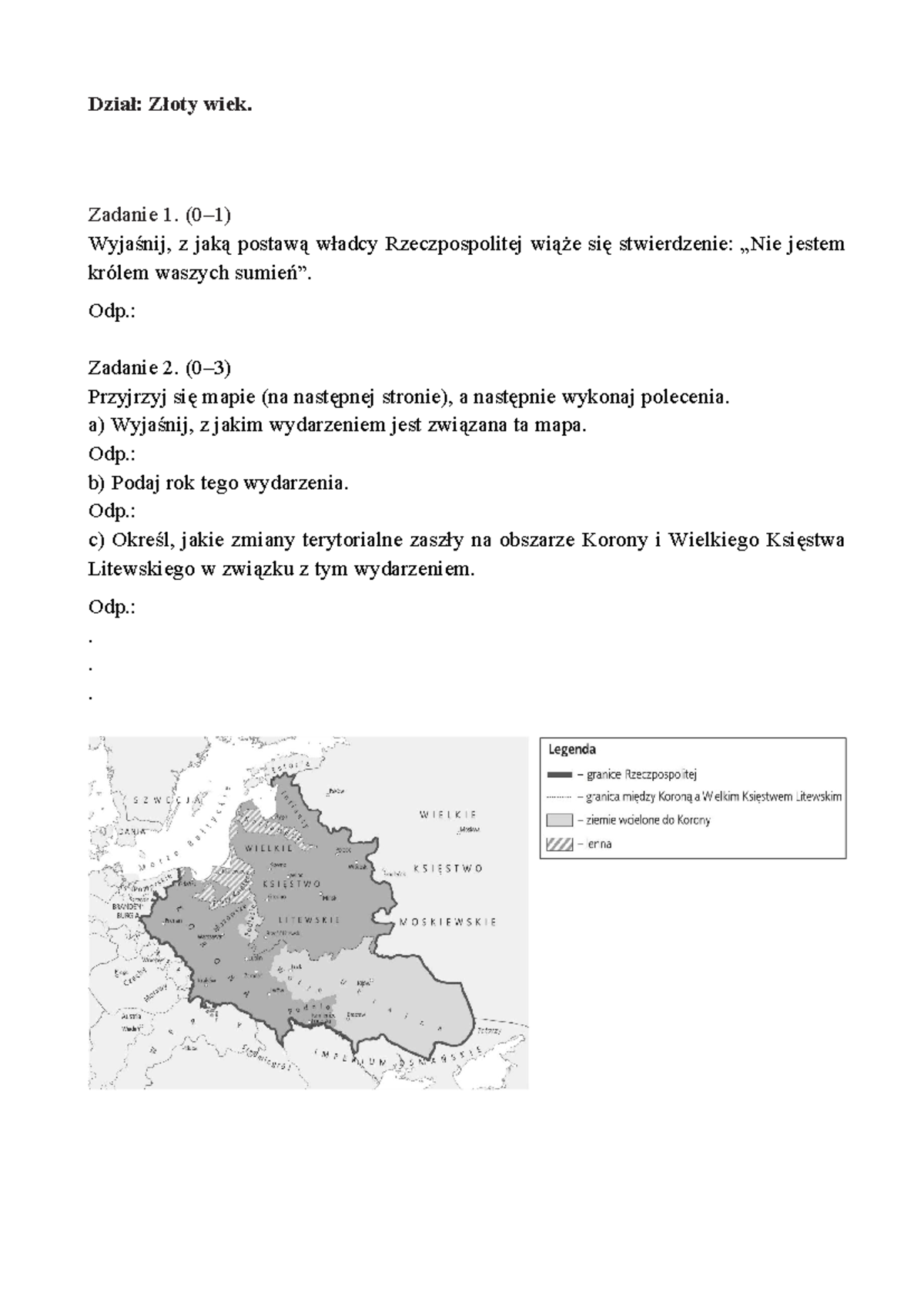 Sprawdzian Z Geografii Złoty Wiek Strona 36 83 www.studocu.com