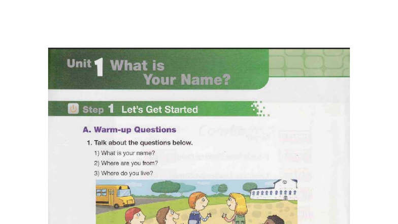 Lis1 - Revfre: Unit 1 - What is Your Name? Listening Practice - Studocu