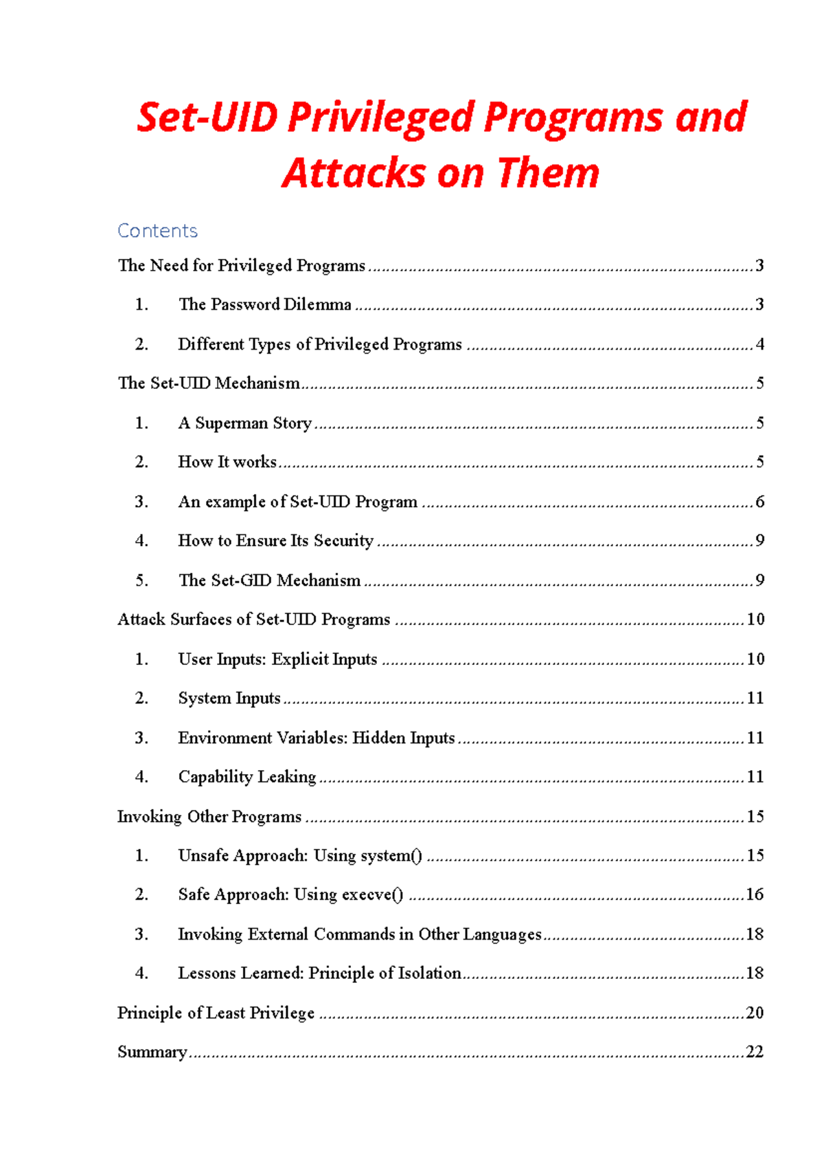 899378448 Final Exam: Privileged Programs and Their Vulnerabilities ...