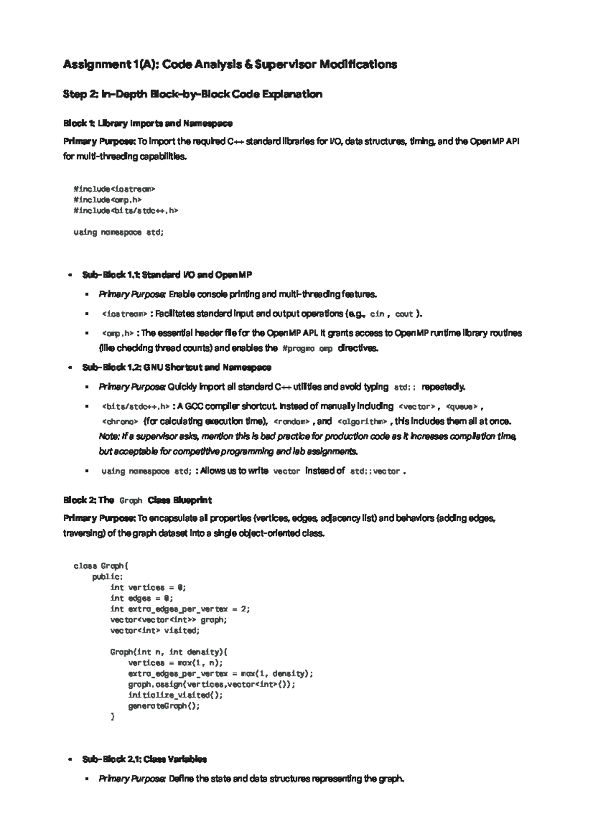Assignment 1(A): Code Analysis & Supervisor Modifications Overview ...