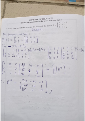 Linear systems for LinearAlgebra - Harvey Mudd College Math Tutorial ...