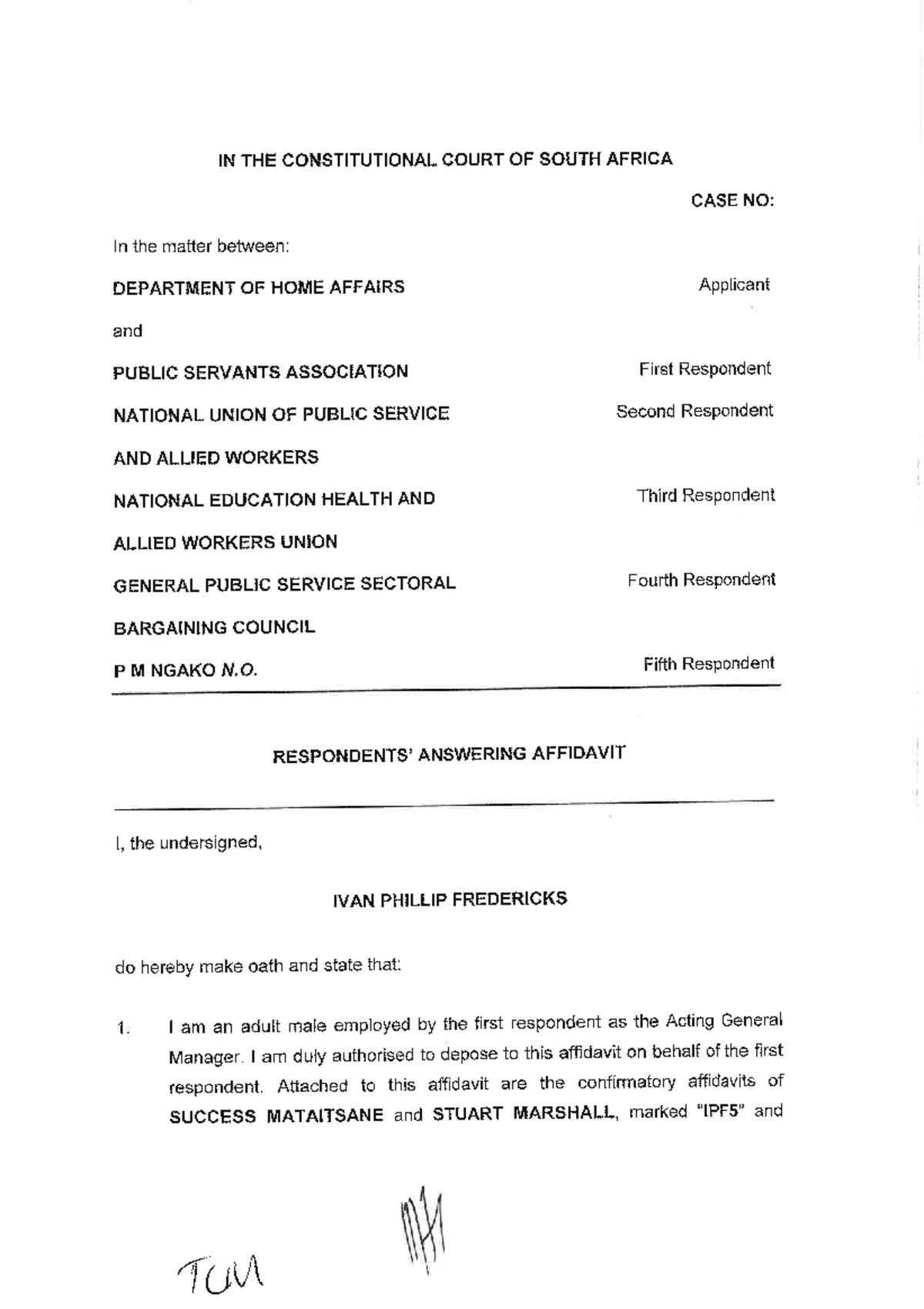 Example on How to Answer FICA Form - FINANCIAL INTELLIGENCE CENTRE Act ...