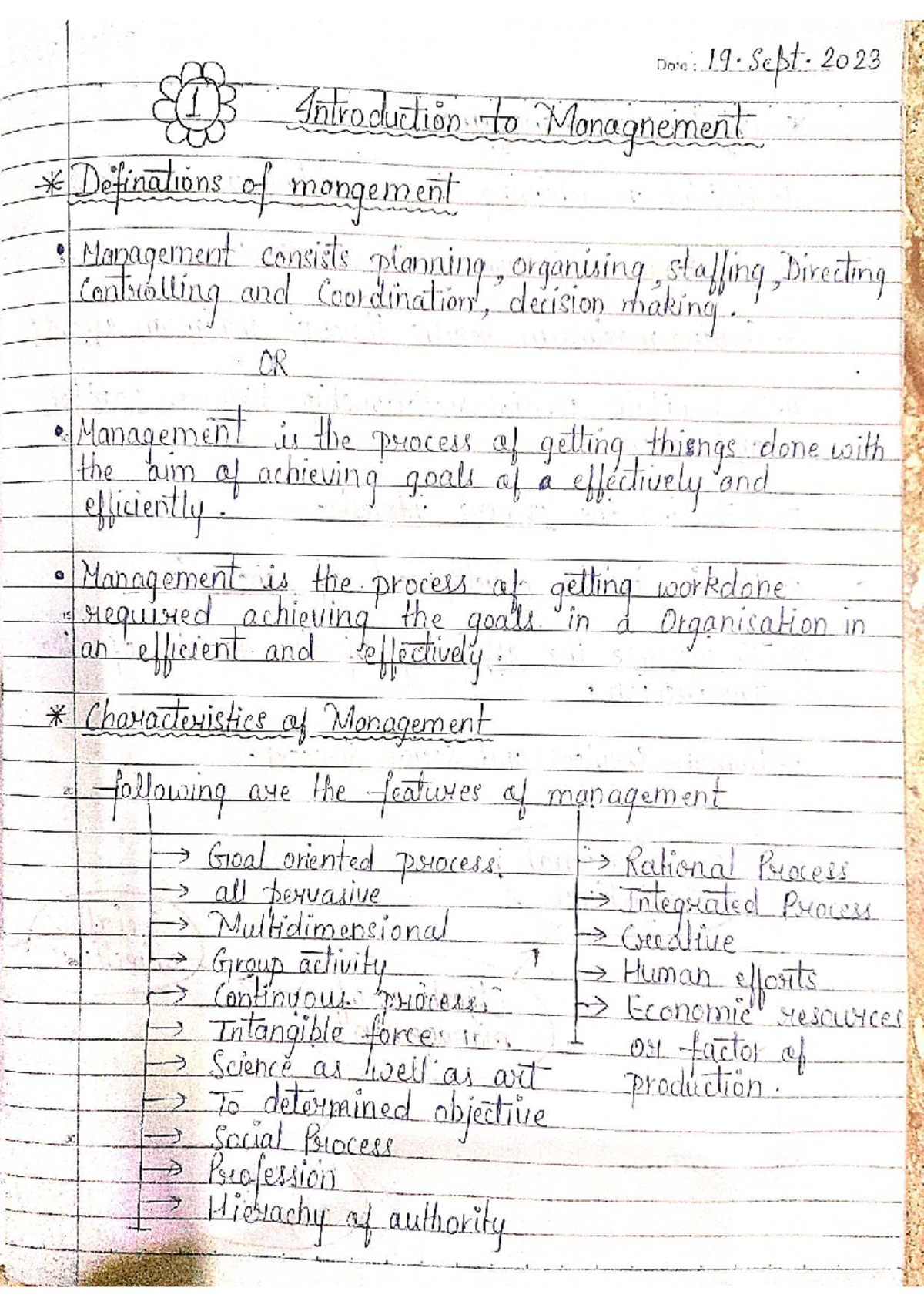 Principles of Management: Key Concepts and Theories (MGT 101) - Studocu