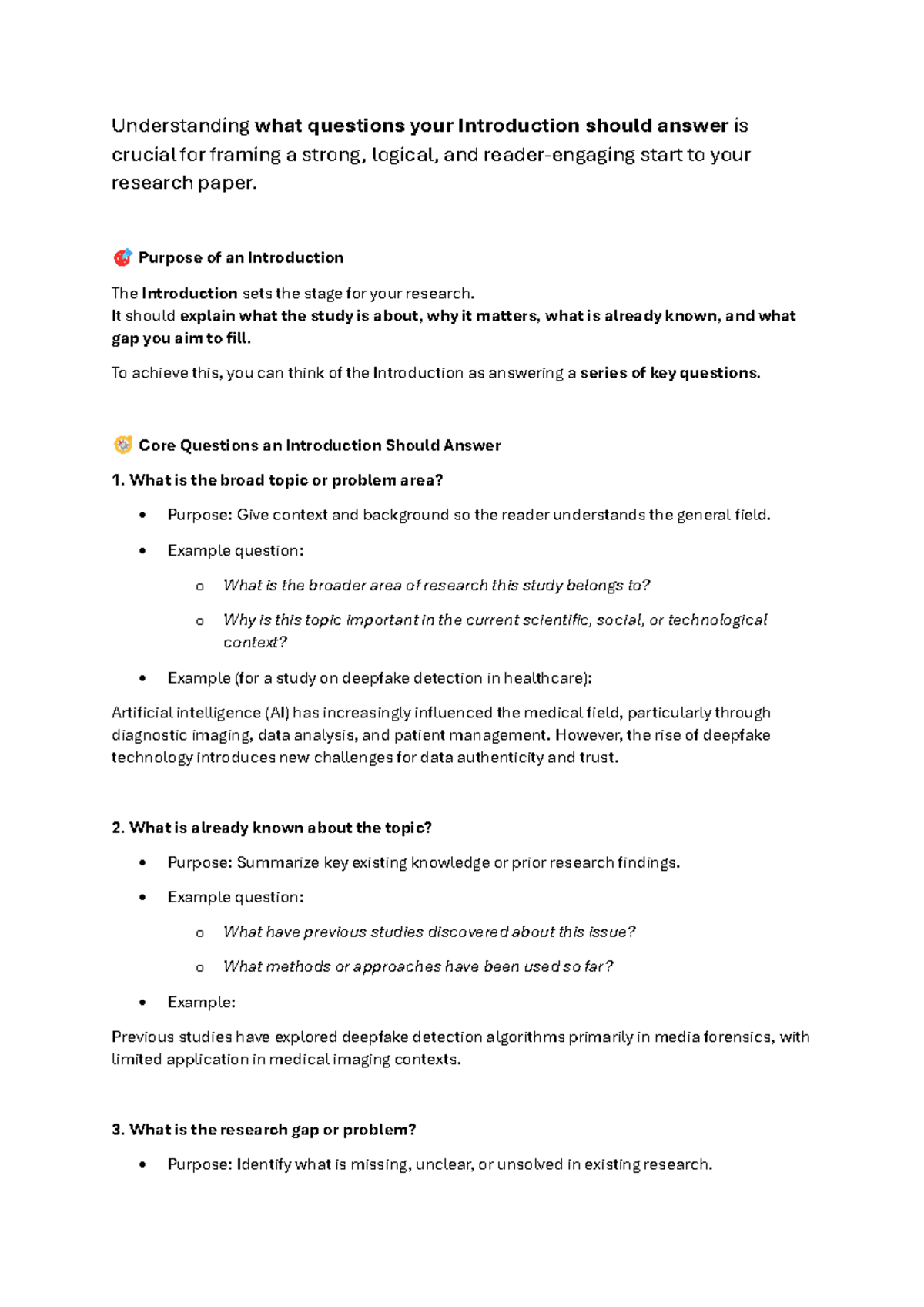Unit 4: Writing Effective Introductions for Research Papers - Studocu