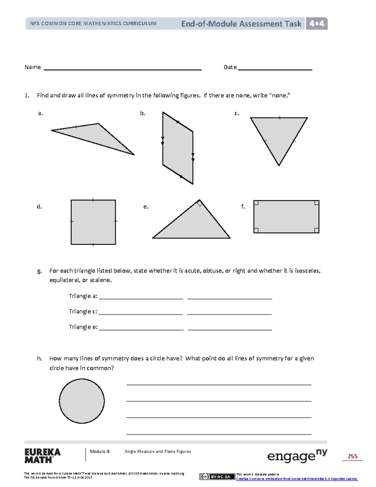 Chapter 8 Practice Test 3A: Geometry Questions and Answers - Studocu