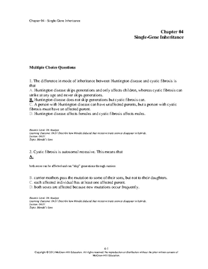 Genetics Exam 1 Study Guide- notes on chapters 1-5 - Exam 1 Study Guide ...
