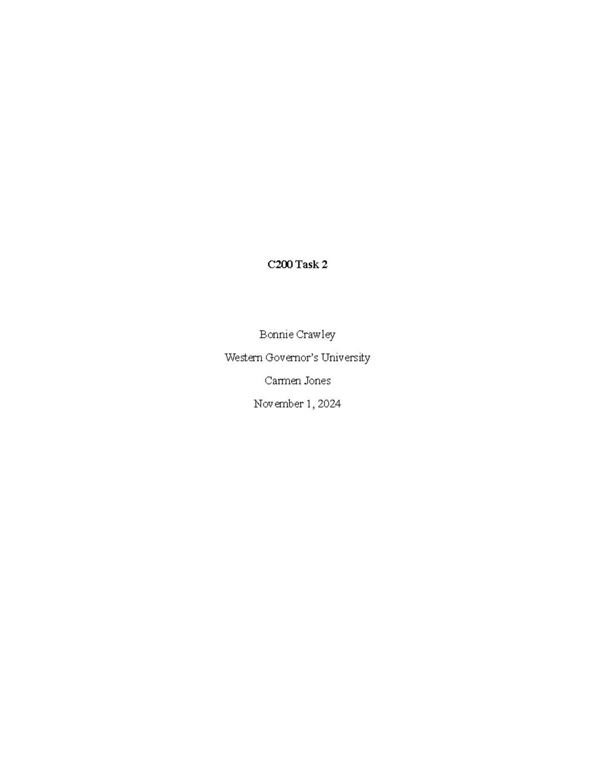 C200 Task 2: Leadership Evaluation and Opportunities at RCH - Studocu