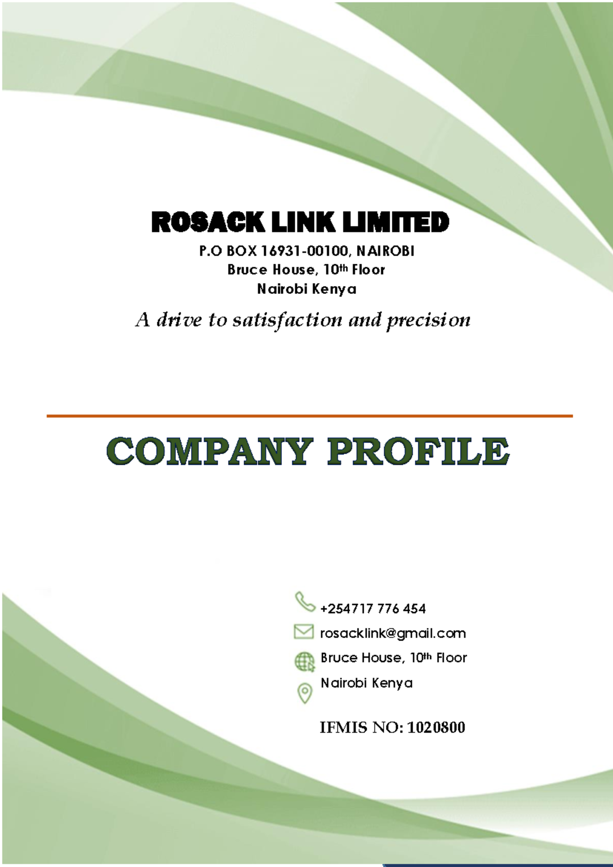 Rosacklink Company Profile 2-2 241007 111215 - 1 ROSACK LINK LIMITED ...