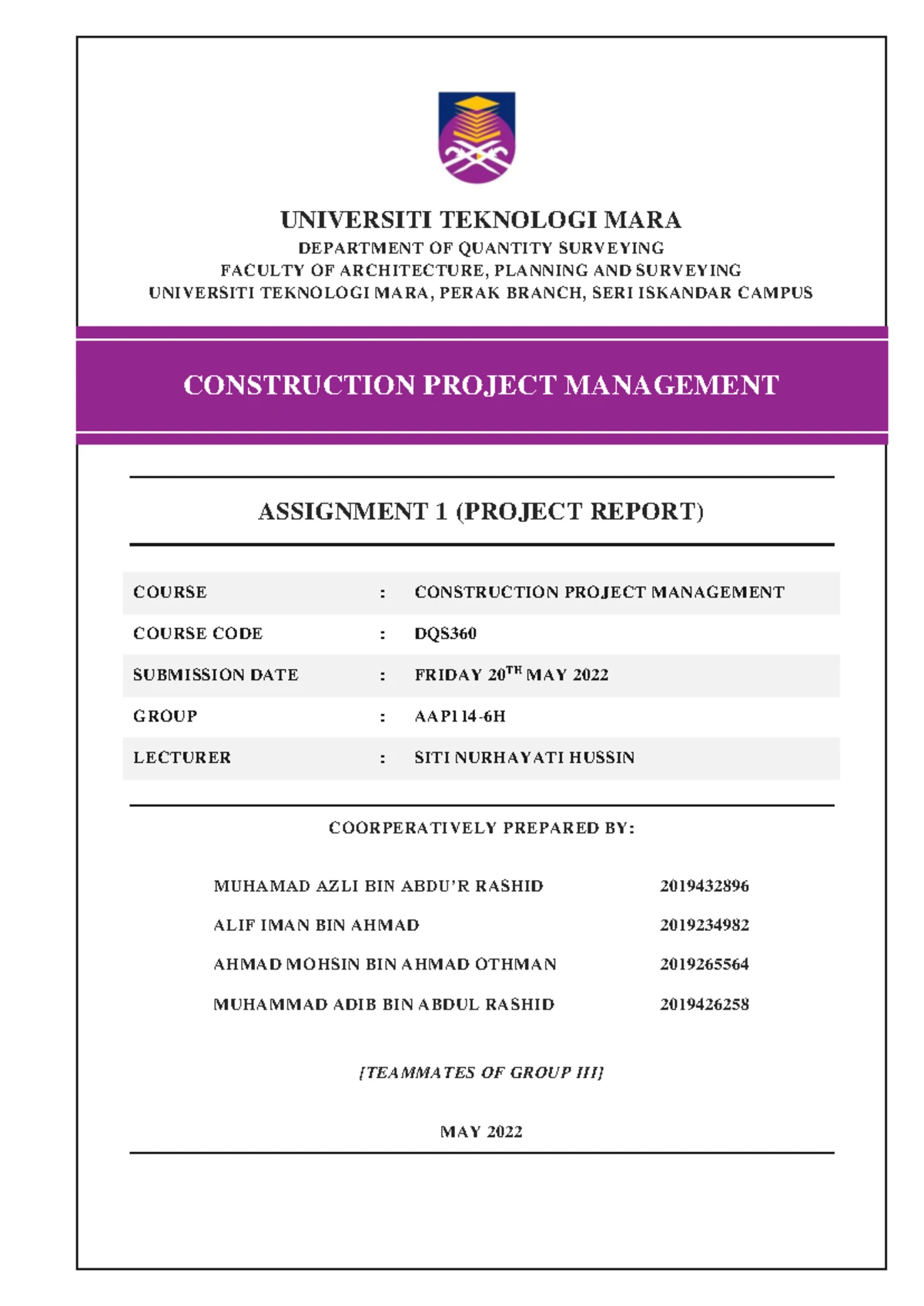 ENT600 New Product Development Report Guidelines Template - Studocu