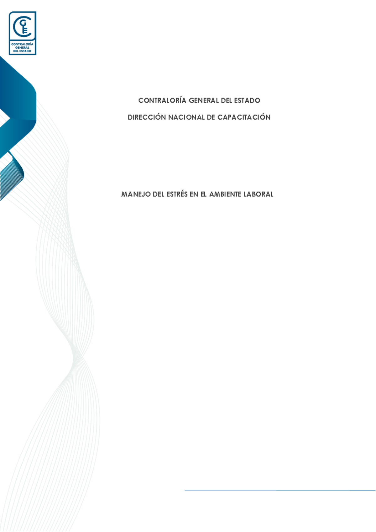 Curso de Manejo del Estrés en el Ambiente Laboral - Módulo 1 - Studocu